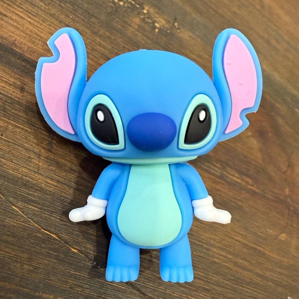 Blue and Pink Kids Toy Figure